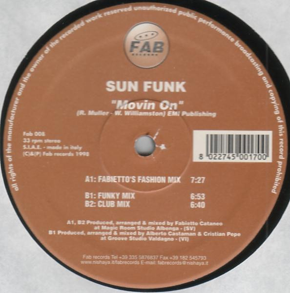 Sun Funk - Movin On | Fab Records (Fab 008)