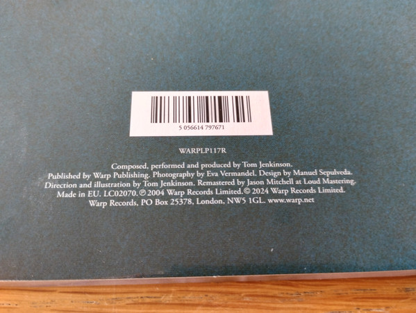 Squarepusher - Ultravisitor | Warp Records (WARPLP117R) - 4 Squarepusher - Ultravisitor | Warp Records (WARPLP117R) - 4