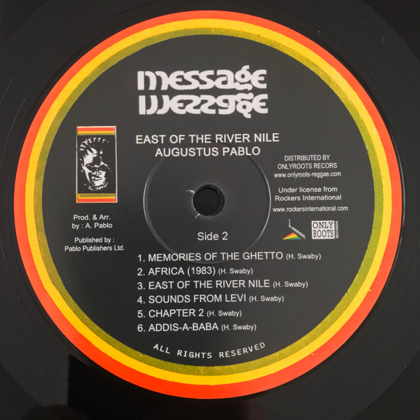 Augustus Pablo - East Of The River Nile | Message (ORLP17) - 3 Augustus Pablo - East Of The River Nile | Message (ORLP17) - 3