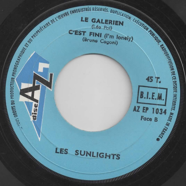 Les Sunlights - Le Deserteur | Disc'Az (EP 1034) - 3