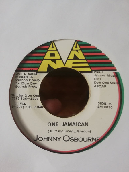 Johnny Osbourne / Chrissie Banton - One Jamaican / Memories | Don One (SM-0016) - main