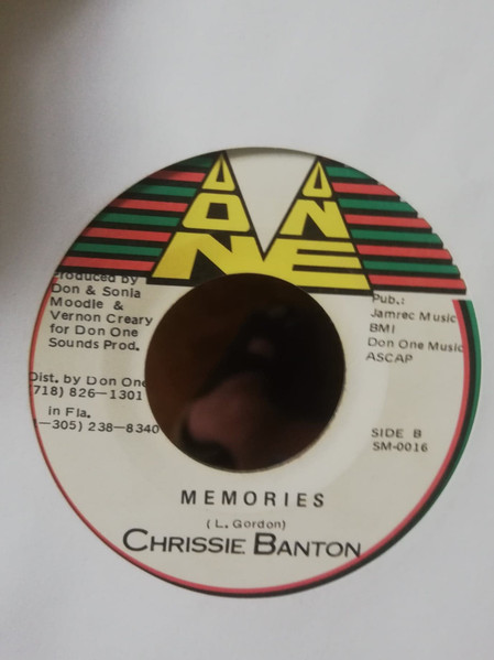 Johnny Osbourne / Chrissie Banton - One Jamaican / Memories | Don One (SM-0016) - 2