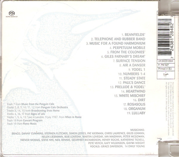 Penguin Cafe Orchestra - A Brief History | Virgin (SACDV 2954) - 2