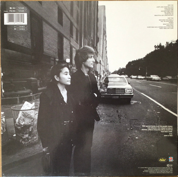 John Lennon & Yoko Ono - Double Fantasy | Capitol Records (064 7 91425 1) - 2 John Lennon & Yoko Ono - Double Fantasy | Capitol Records (064 7 91425 1) - 2