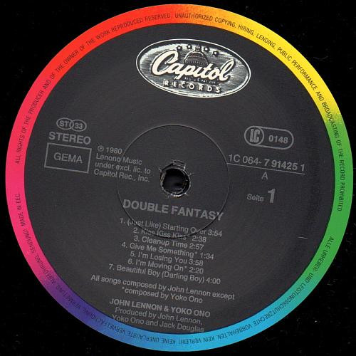 John Lennon & Yoko Ono - Double Fantasy | Capitol Records (064 7 91425 1) - 3 John Lennon & Yoko Ono - Double Fantasy | Capitol Records (064 7 91425 1) - 3