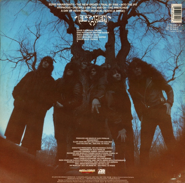 Testament - The New Order | Megaforce Worldwide (781 849-1) - 2