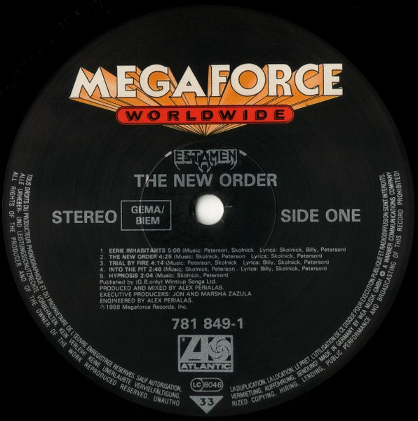 Testament - The New Order | Megaforce Worldwide (781 849-1) - 3