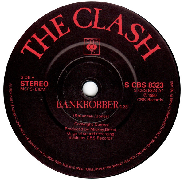 The Clash - Bankrobber | CBS (S CBS 8323) - main