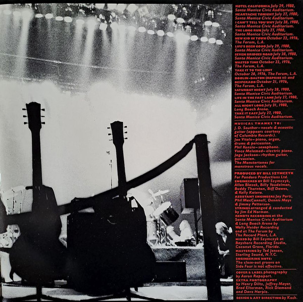 Eagles - Eagles Live | Asylum Records (AS 62 032) - 3
