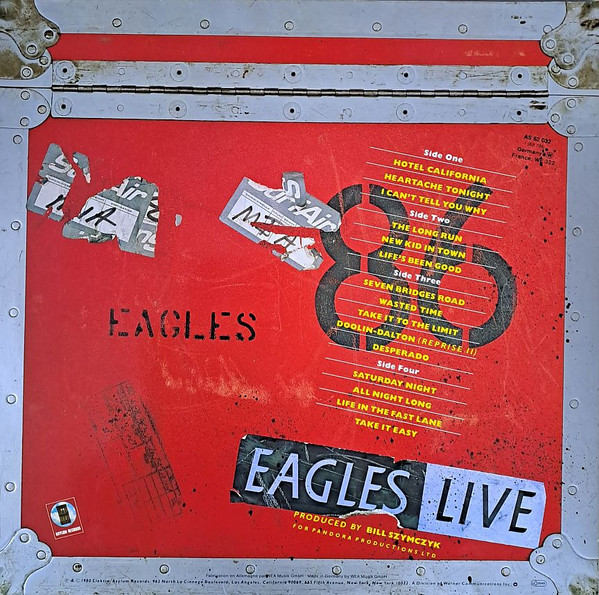 Eagles - Eagles Live | Asylum Records (AS 62 032) - 4