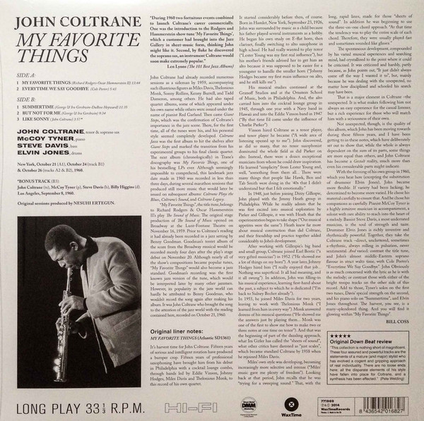 John Coltrane - My Favorite Things | WaxTime (771969) - 3 John Coltrane - My Favorite Things | WaxTime (771969) - 3