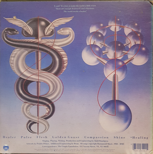 Todd Rundgren - Healing | Bearsville (BHS 3522) - 2