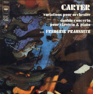 Elliott Carter - Variations Pour Orchestre - Double Concerto Pour Clavecin Et Piano | CBS (S 34-61093)
