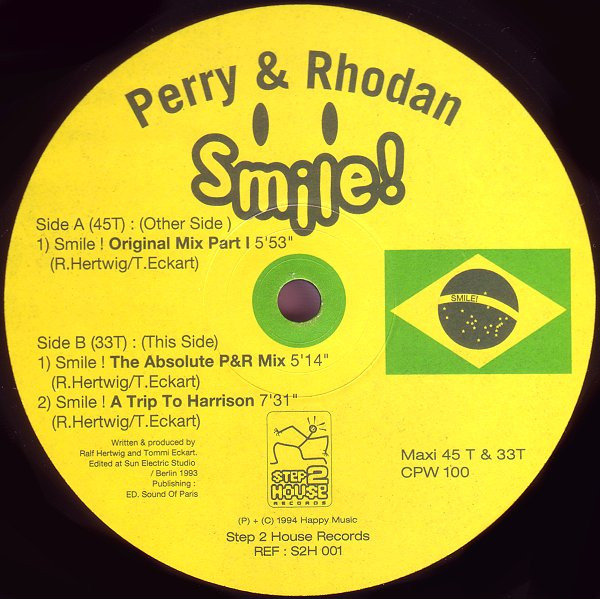 Perry & Rhodan - Smile! | Step 2 House Records (S2H 001) - main Perry & Rhodan - Smile! | Step 2 House Records (S2H 001) - main