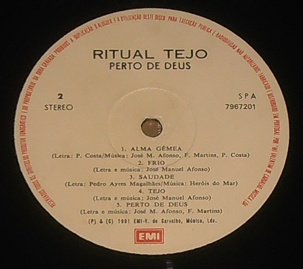 Ritual Tejo - Perto De Deus | EMI (7967201) - 4