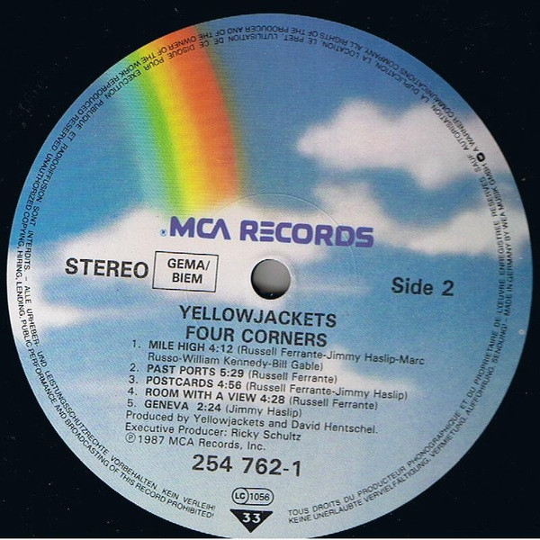 Yellowjackets - Four Corners | MCA Records (254 762-1) - 4