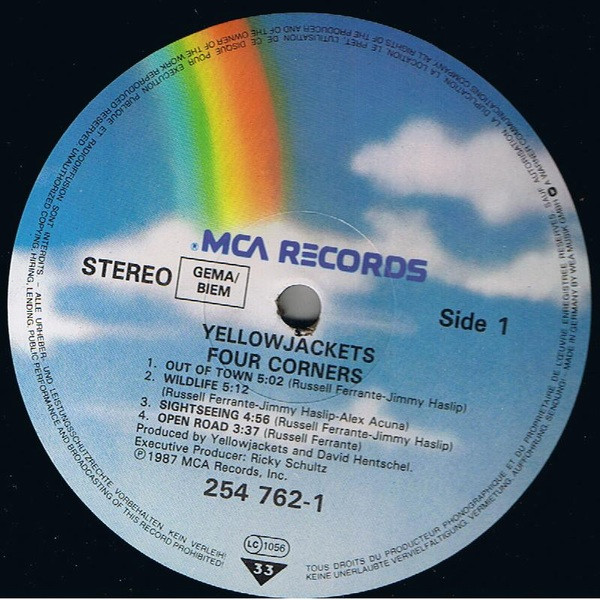 Yellowjackets - Four Corners | MCA Records (254 762-1) - 3