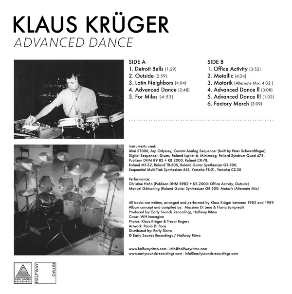 Klaus Krüger - Advanced Dance | Early Sounds Recordings (EAS017) - 2 Klaus Krüger - Advanced Dance | Early Sounds Recordings (EAS017) - 2