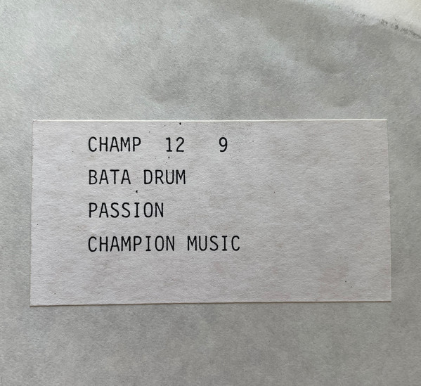 Bata Drum - Passion | Champion (CHAMP 12-9)