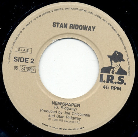 Stan Ridgway - Goin' Southbound | I.R.S. Records (06 2410267) - 4 Stan Ridgway - Goin' Southbound | I.R.S. Records (06 2410267) - 4