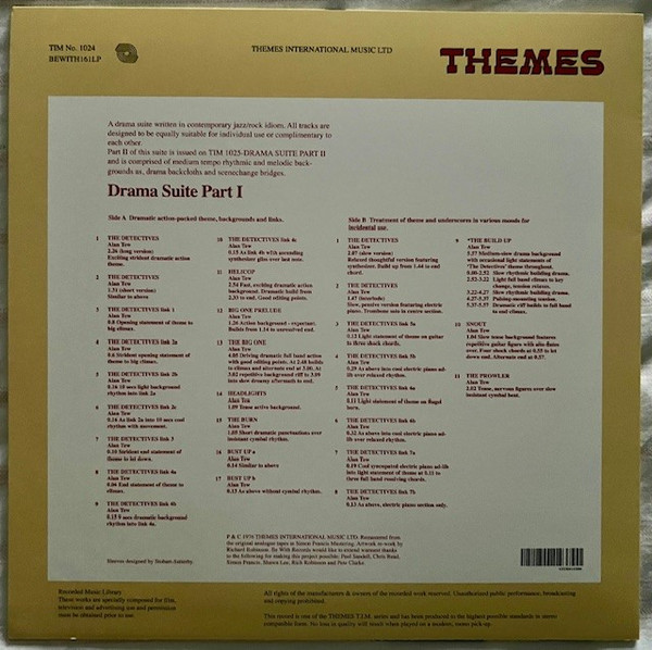 Alan Tew - Drama Suite Part I | Be With Records (BEWITH161LP) - 2 Alan Tew - Drama Suite Part I | Be With Records (BEWITH161LP) - 2