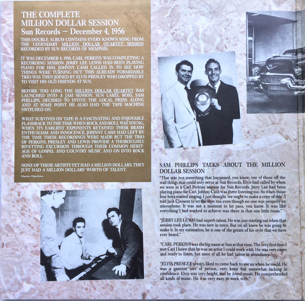 The Million Dollar Quartet - The Complete Million Dollar Session (December 4th 1956) | Sun (CDX 20) - 2 The Million Dollar Quartet - The Complete Million Dollar Session (December 4th 1956) | Sun (CDX 20) - 2