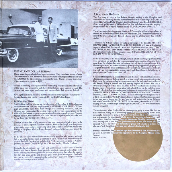 The Million Dollar Quartet - The Complete Million Dollar Session (December 4th 1956) | Sun (CDX 20) - 3 The Million Dollar Quartet - The Complete Million Dollar Session (December 4th 1956) | Sun (CDX 20) - 3