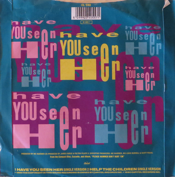 MC Hammer - Have You Seen Her | Capitol Records (CL 590) - 2 MC Hammer - Have You Seen Her | Capitol Records (CL 590) - 2