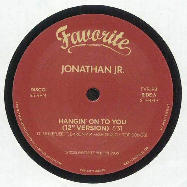 Jonathan Jr , Special Occasion - Hangin' On To You | Favorite Recordings (FVR 198)