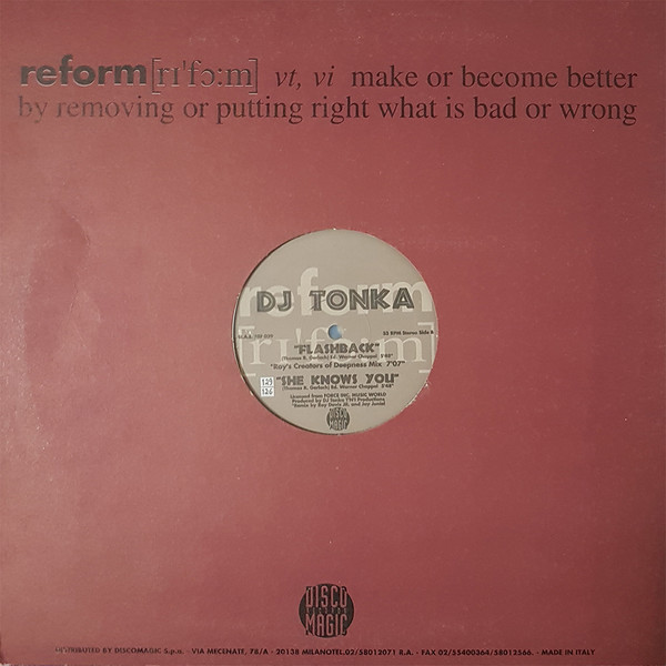 DJ Tonka - Feel | Reform (REF 029) - 4