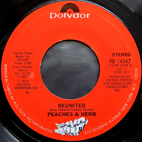 Peaches & Herb - Reunited | Polydor (PD 14547)