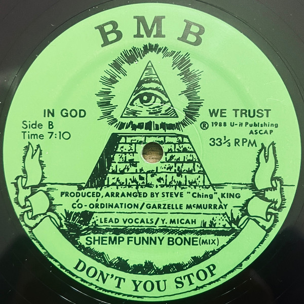 BMB - Don't You Stop | Not On Label (BMB-001) - 2 BMB - Don't You Stop | Not On Label (BMB-001) - 2