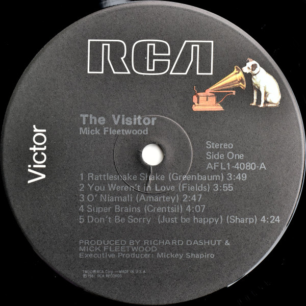 Mick Fleetwood - The Visitor | RCA Victor (AFL1-4080) - 4 Mick Fleetwood - The Visitor | RCA Victor (AFL1-4080) - 4