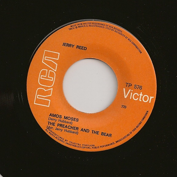 Jerry Reed - Amos Moses | RCA Victor (TP - 576) - 3
