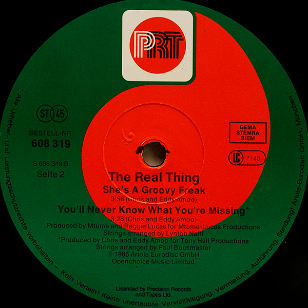 The Real Thing - Can't Get By Without You (The Decade Remix II) | PRT (608 319) - 4 The Real Thing - Can't Get By Without You (The Decade Remix II) | PRT (608 319) - 4