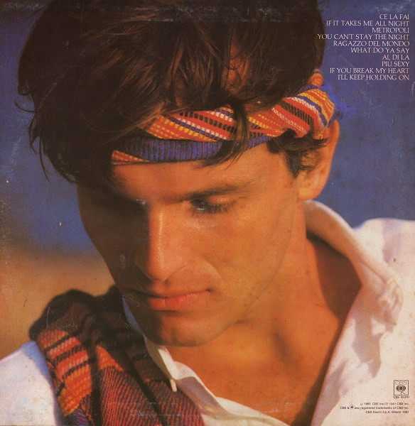 Miguel Bosé - Singolo | CBS (CBS 85370) - 2