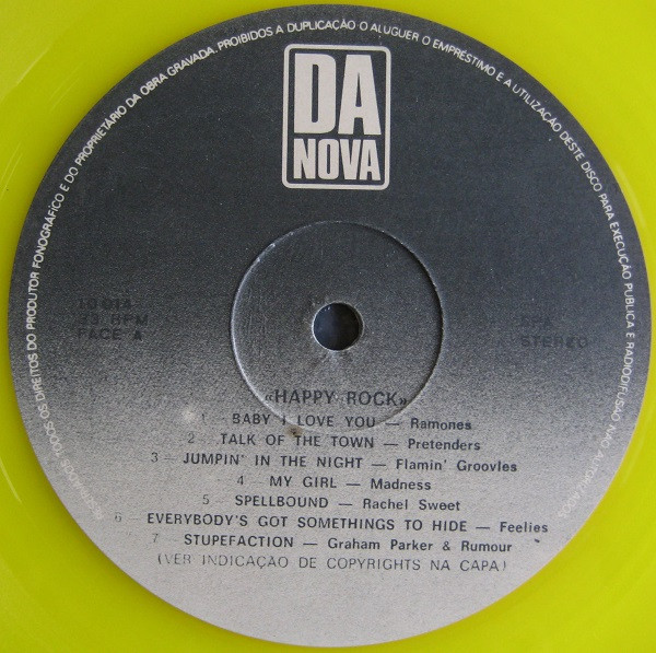 Various - Happy Rock - O Máximo Da New Wave | Da Nova (2LP 10.014/5 (72826)) - 3