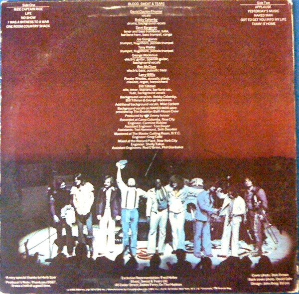 Blood, Sweat And Tears Featuring David Clayton-Thomas - New City | Columbia (PC 33484) - main Blood, Sweat And Tears Featuring David Clayton-Thomas - New City | Columbia (PC 33484) - main