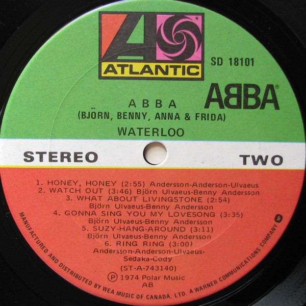 ABBA - Waterloo | Atlantic (SD 18101) - 2 ABBA - Waterloo | Atlantic (SD 18101) - 2