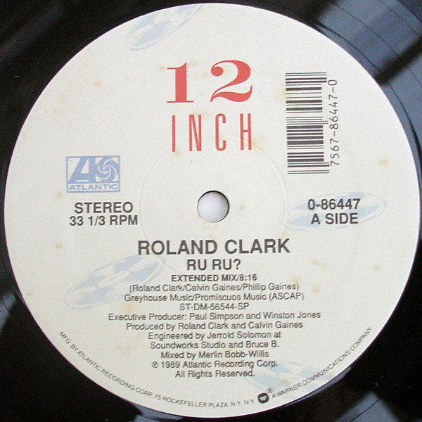 Roland Clark - RU RU? | Atlantic (0-86447)