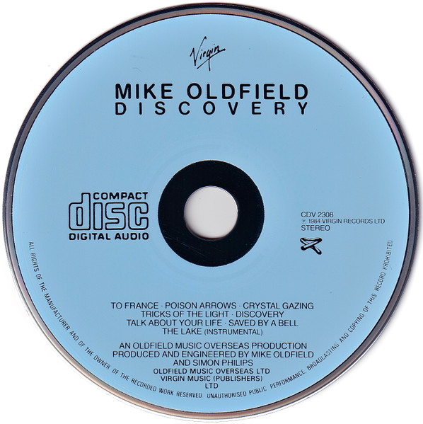 Mike Oldfield - Discovery | Virgin (CDV 2308) - 3