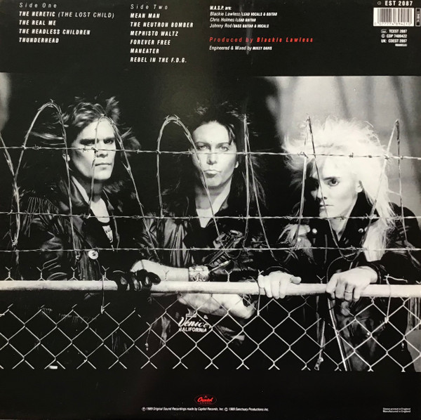 W.A.S.P. - The Headless Children | Capitol Records (EST 2087) - 2 W.A.S.P. - The Headless Children | Capitol Records (EST 2087) - 2