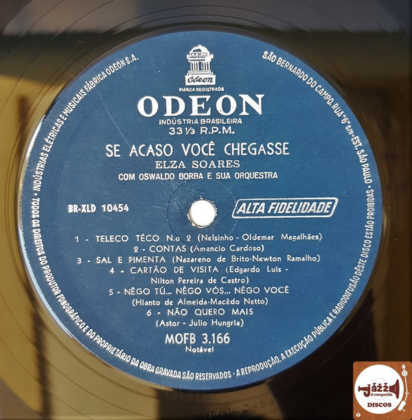 Elza Soares - Se Acaso Você Chegasse | Odeon (MOFB-3166) - main