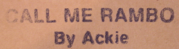 Ackie / Chesse Roots - Call Me Rambo / Rambo Gun Salute | Basic Replay (BRHW-003) - 3 Ackie / Chesse Roots - Call Me Rambo / Rambo Gun Salute | Basic Replay (BRHW-003) - 3