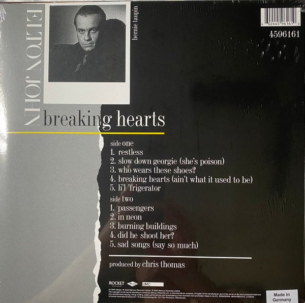 Elton John - Breaking Hearts | Rocket Entertainment (4596161) - 2 Elton John - Breaking Hearts | Rocket Entertainment (4596161) - 2