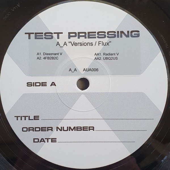 A_A - Versions/Flux | A_A (AUA006LTD)