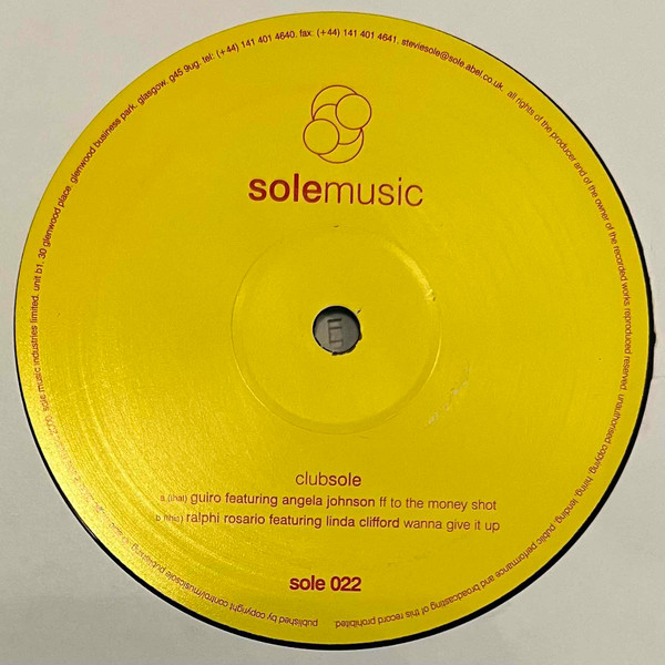 Various - Clubsole | Sole Music (SOLE 022) - 2