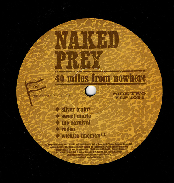 Naked Prey - 40 Miles From Nowhere | Frontier Records (FLP 1024) - 4 Naked Prey - 40 Miles From Nowhere | Frontier Records (FLP 1024) - 4