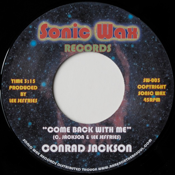 Conrad Jackson - Come Back With Me | Sonic Wax Records (SW-003) - main