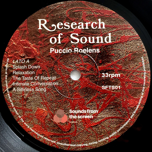 Puccio Roelens - Research Of Sound | Sounds From The Screen (SFTS01) - 3